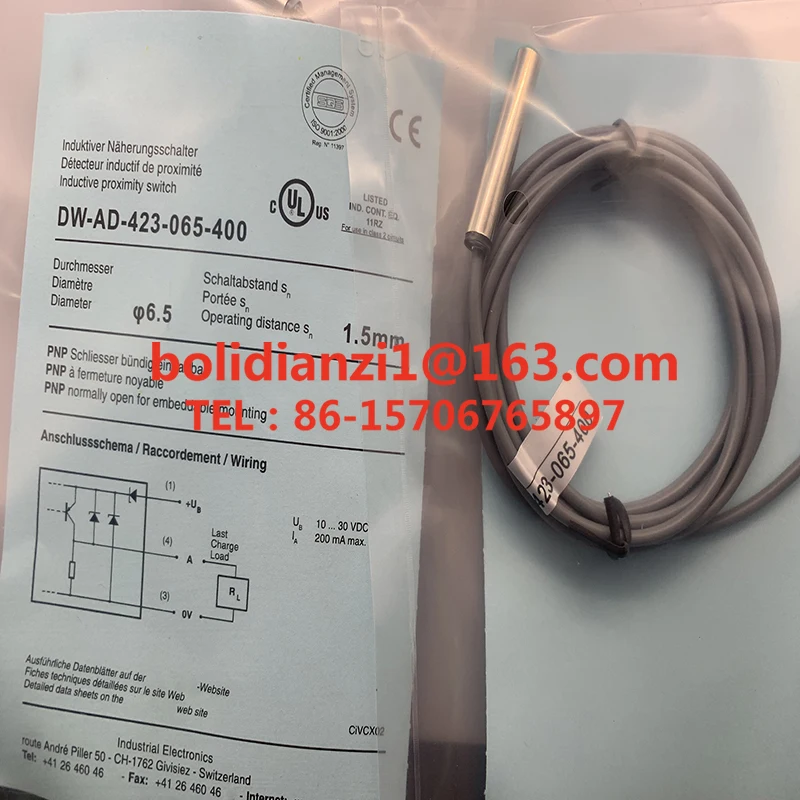 DW-AD-423-065-400 DW-AD-423-065 In Stock New Proximity Switch Sensor