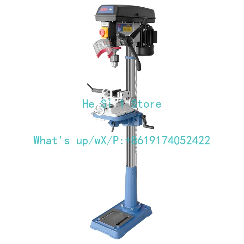 750W Small Bench Drill  Drilling Machine Multifunctional 220V Benchtop High Precision Infinitely Variable Speed Electric