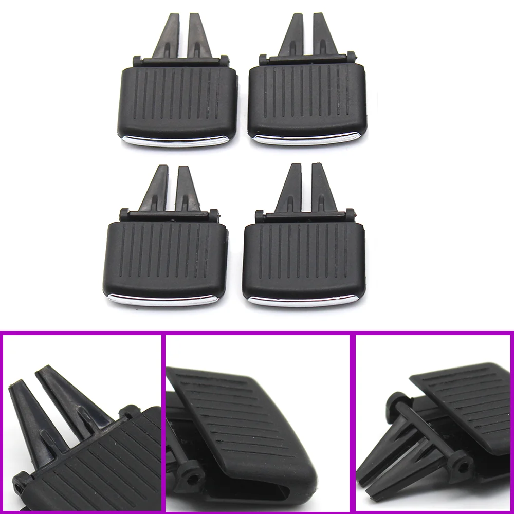 Golf 6 Sagitar Jetta Car Front Rear Air Conditioning AC Vent Grille Slider Outlet Tab Clip For Volkswagen 1KD819703 L1KD819203