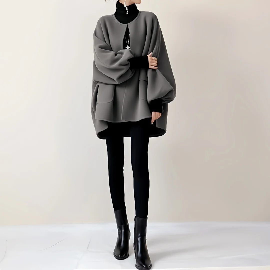 Losse Open Vest Wollen Jas Dames Herfst Winter Lange Sve Lazy Sle Casual Wollen Top Buttonl Japanse Sle