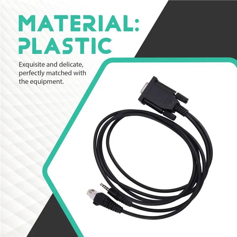 Y44A 2 in 1 Programming Cable DB9 COM Port for Vertex for Yaesu VX2200 VX2508 VX160 VX3R FT-2500 FTH-2008 Radio