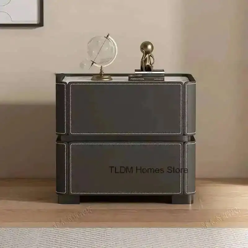 Chevet De Modern Multifunctional Nightstands Furniture Mobile Nightstands Drawers Table Minimalist Bedroom Pretty Mini Small