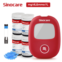 Sinocare Safe AQ Smart Glucometer Blood Glucose Meter Test Strips Lancets Glm for Diabetes Tester