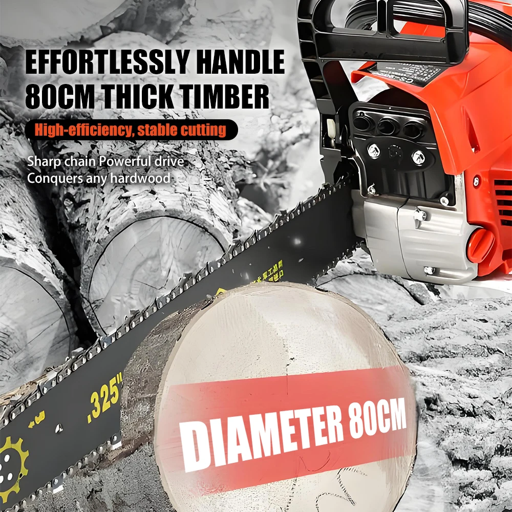 High Power 16800W 4-Stroke Petrol Chainsaw Handheld Wood Cutting Felling Saw for Forestry And Firewood Cutting