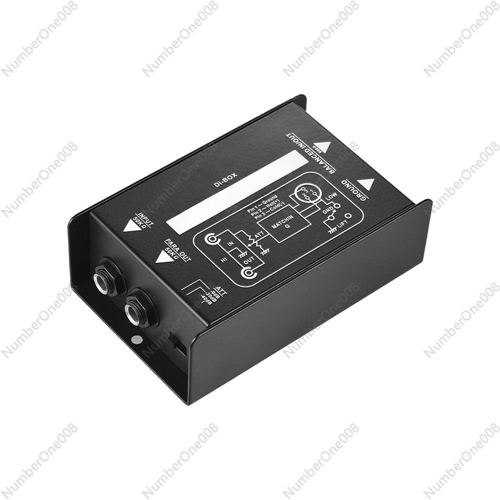 Audio Box Signal Converter Audio Converter Single Channel  Passive Stereo Direct Injection