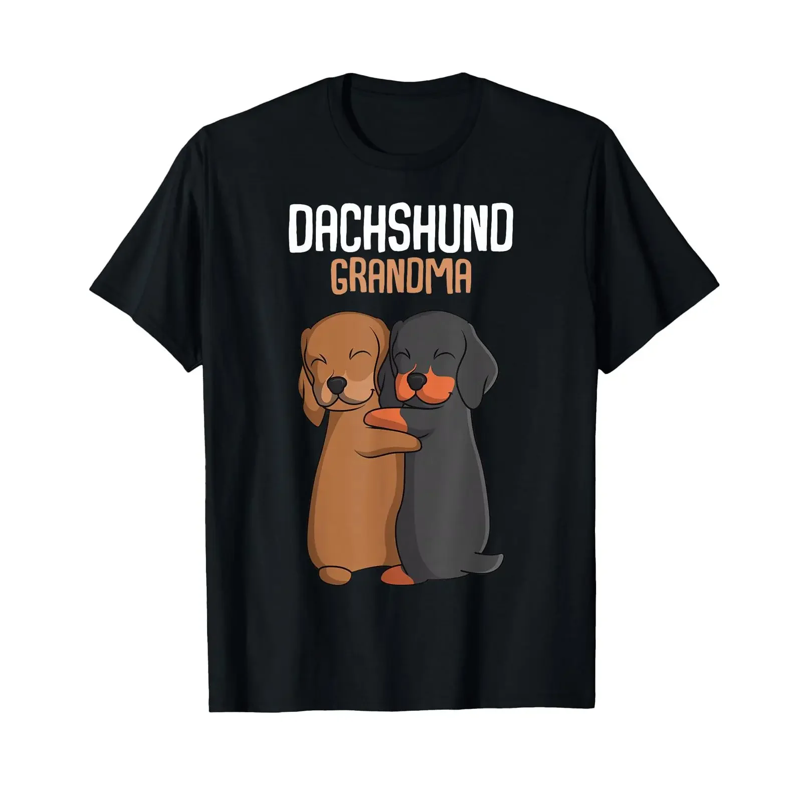 Dachshund Grandma Weenie Mom Dog Lover Women T Shirt vintage Washed Slightly graphic Versatile designer clothes Stylish