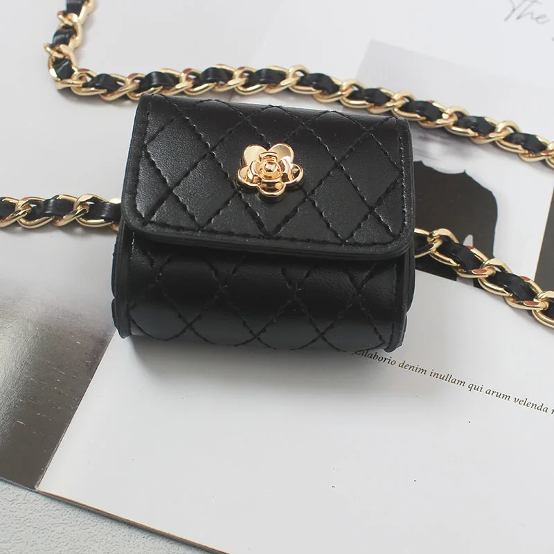 Women's Fashion PU Leather Chain Waist Bag Versatile Decorative Jacket Pants Belt Skirt Belt