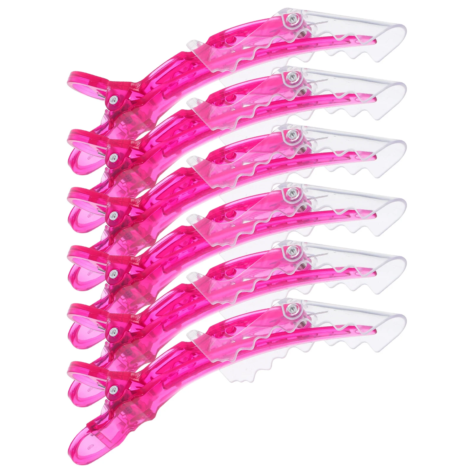 

6 pcs Alligator Plastic Firm Hold Thick Thin Styling Salon Accessories Hair Salon Hair Clips Hairstylist Accessories Projects