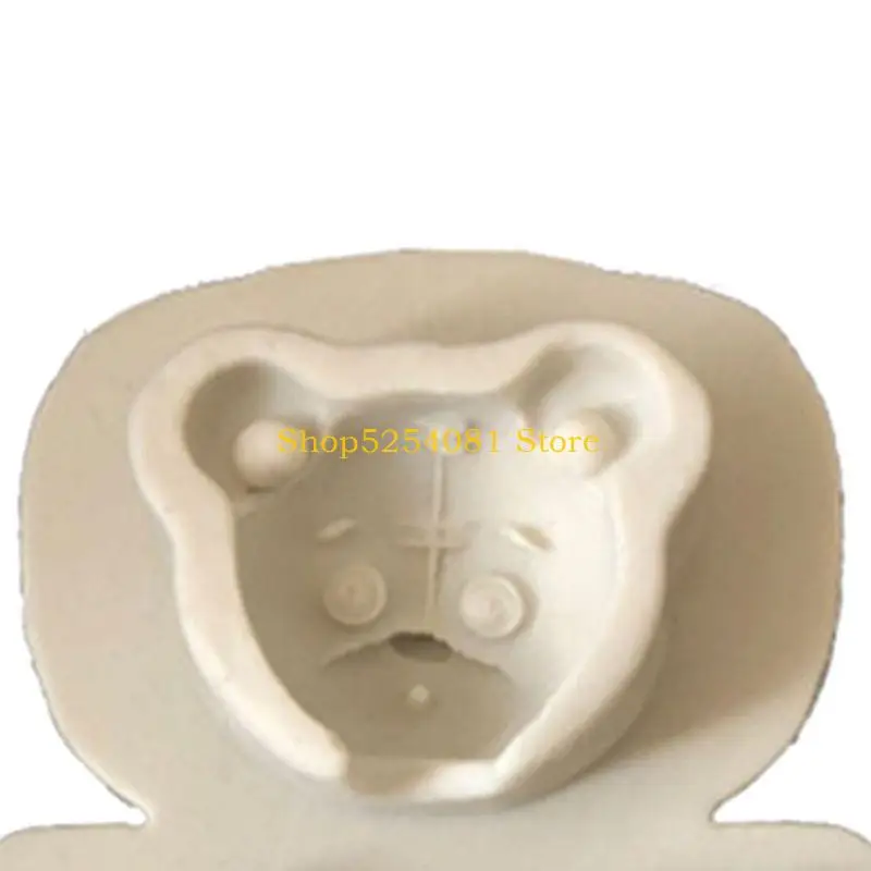 AXYC Food Grade Silicone DIY Handmade Cute Sewing Bear Shaped Fondant Mold Chocolate