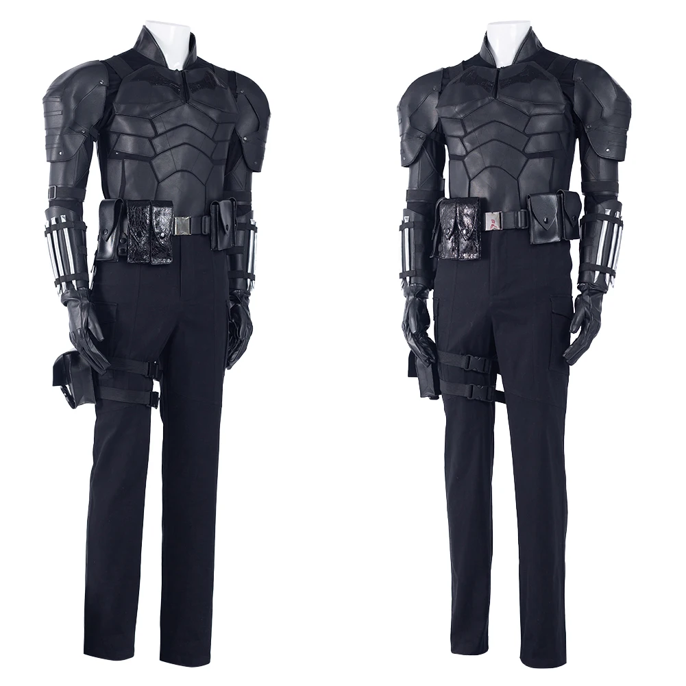 بروس تأثيري واين قناع زي خارقة السراويل عباءة ملابس رجل هالوين حفلة لعب الأدوار الملابس للذكور الكبار موضة جديدة #3