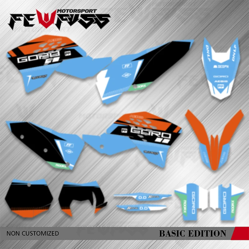 

Fewfuss Motorcycle Graphics Kits for KTM SX SXF 2007 2008 2009 2010 EXC XCW 2008 2009 2010 2011 Number Name Custom