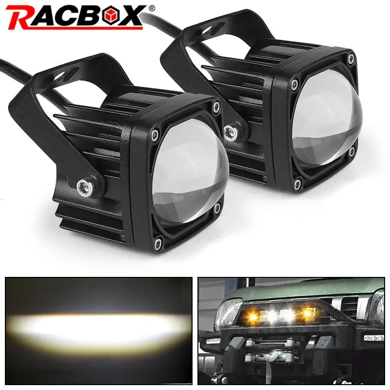 2 inch MIni LED Work Light 8D lens Driving Light led spotlight fog lights For Car 4x4 offroad ATV Tractor Trucks Moto headlights