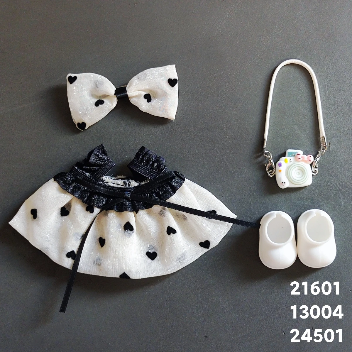 ملابس للجلوس دمية لابوبو معكرون، دلايات حفلات من الفينيل، مجموعة ملابس عصرية، هدية أنيقة