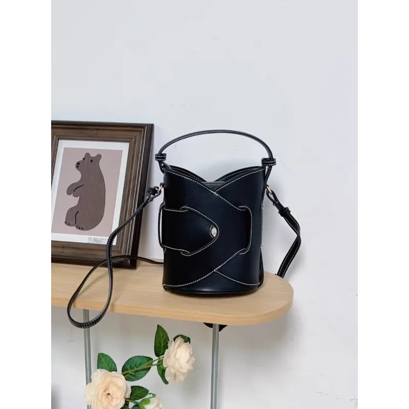 حقيبة يد نسج جلدية منسوجة من الجلد بتصميم متخصص 2025، حقيبة كروس للنساء #3