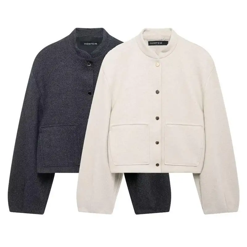 

Faionable ort Pilot Jaet Верхняя одежда с нашивкой для женщин Cross-Border Sle D655863 Осень 2024 г.