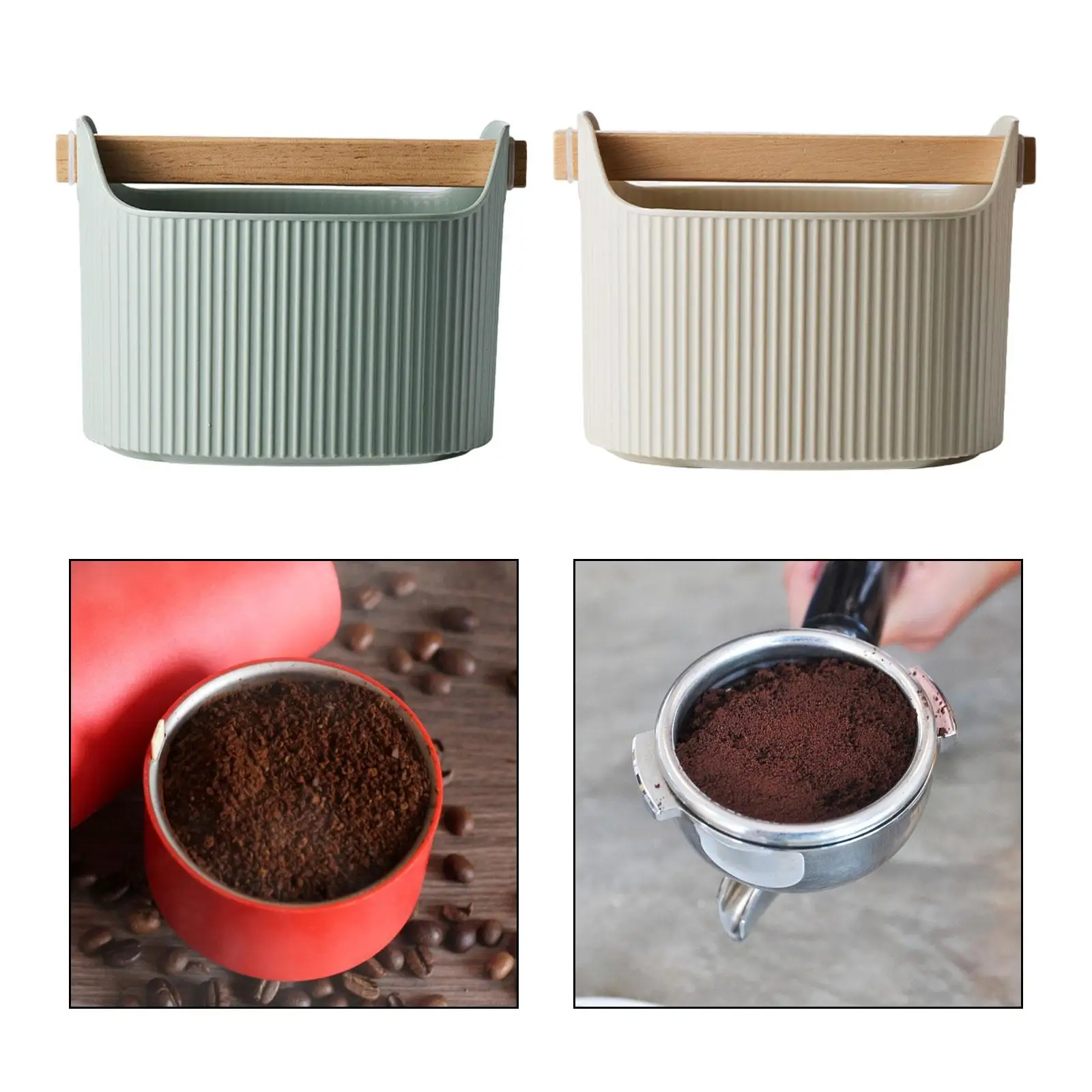 Kitchen Coffee Grind Knock Box Removable Knock Bar Coffee Utensils Espresso Dump Bin, for Coffee Shop Restaurant Cafe Bar Tools