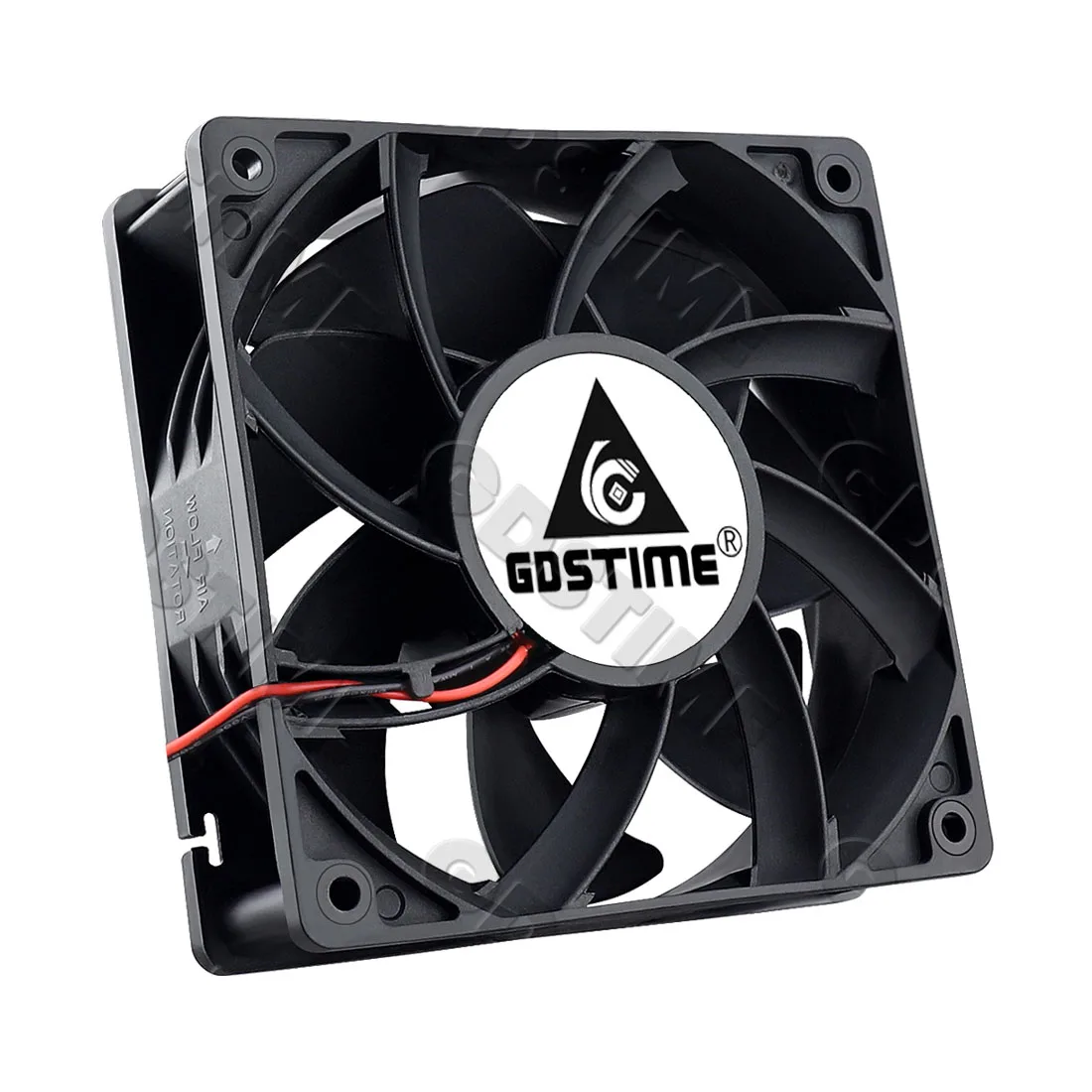 GDSTIME-Ventilateur de boîtier d\'ordinateur, 120mm, 12038mm x 38mm, 12V, 24V, touriste ball DC, sans balais, injuste, pour serveur PWM CFM FG