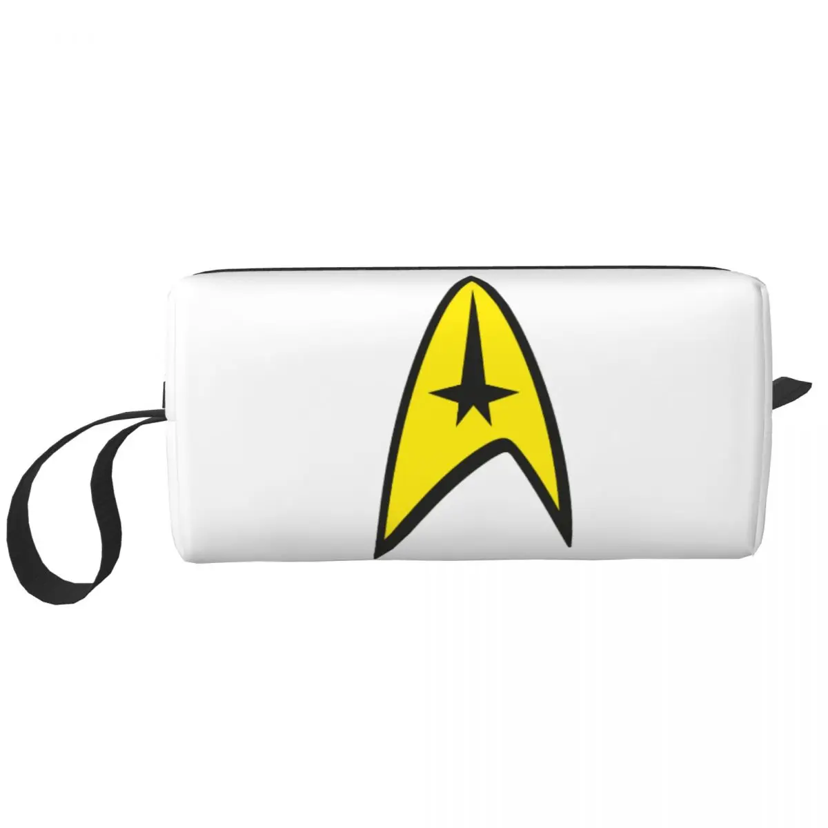 Custom Star Trek Toiletry Bag for Women Science Fiction TV Series Makeup Cosmetic Organizer Lady Beauty Storage Dopp Kit Case