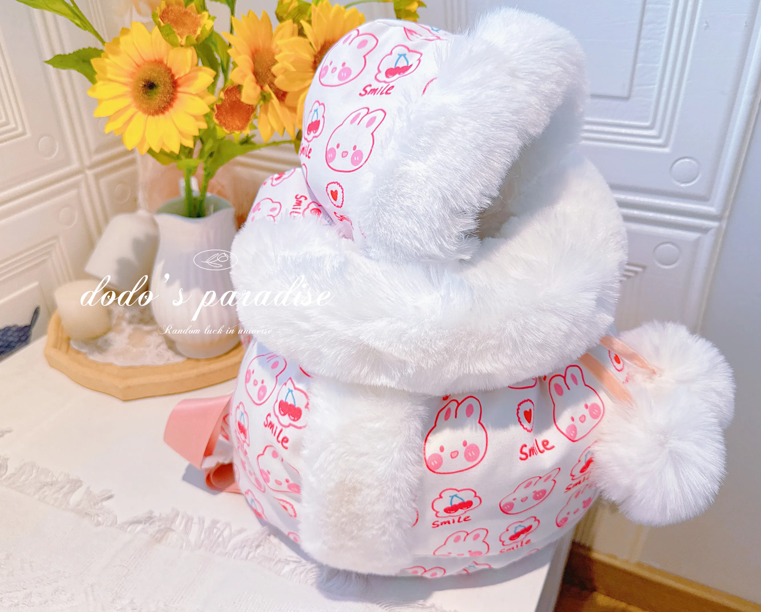 Pet Carriers Travel Products Cat Teddy Puppy Winter Fur Collar Dog Backpack Out Chest Bag Thickening Warmer accessories