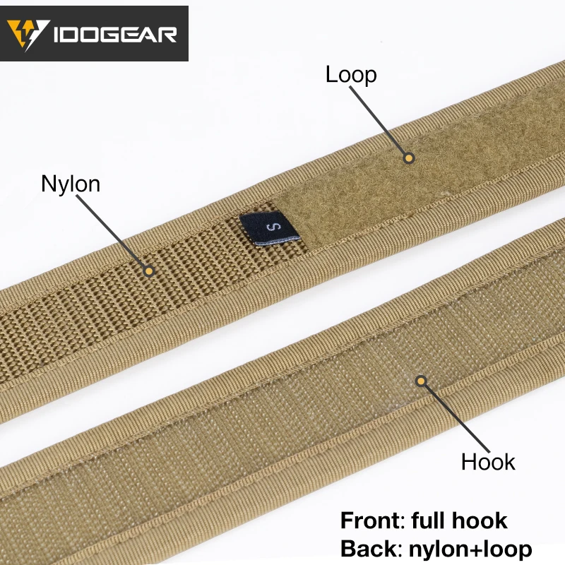 IDOGEAR Tactical Belt Mens Belts Inner Belt Hook Liner 1.7\