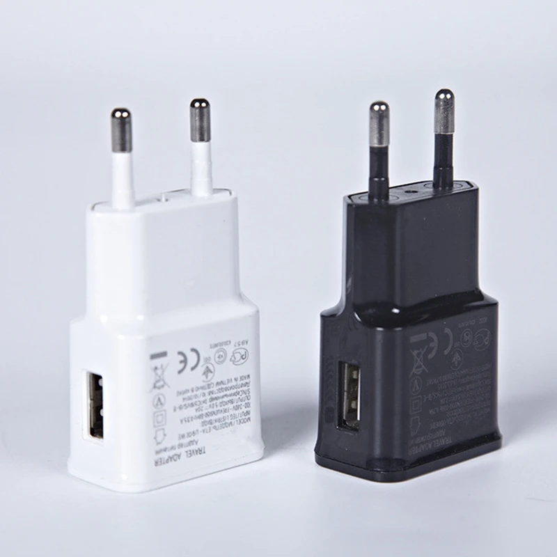 الجدار شاحن USB 1 USB الاتحاد الأوروبي الولايات المتحدة التوصيل لسامسونج آيفون الهاتف المحمول شحن محول الطاقة مايكرو شاحن السفر لباد العالمي