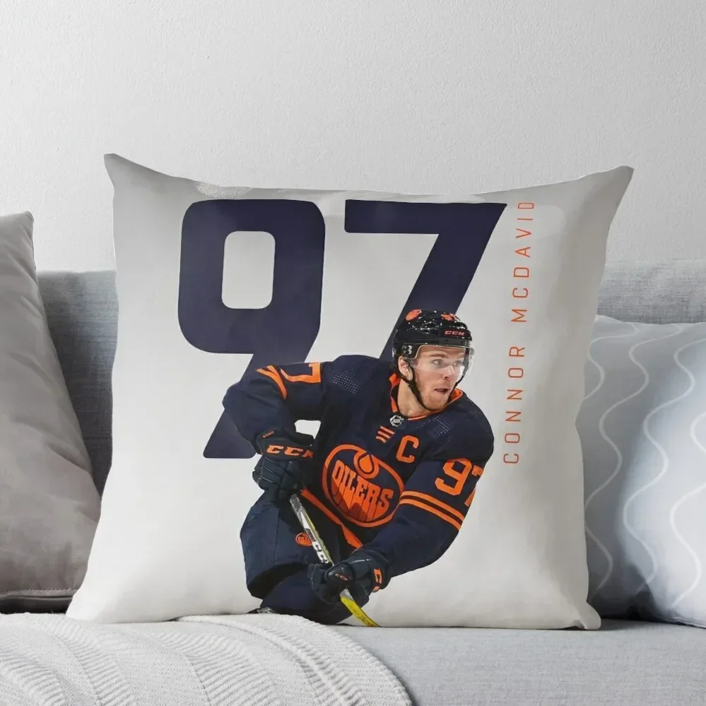 

Connor McDavid Throw Pillow Anime Cushion Cover Set pillow