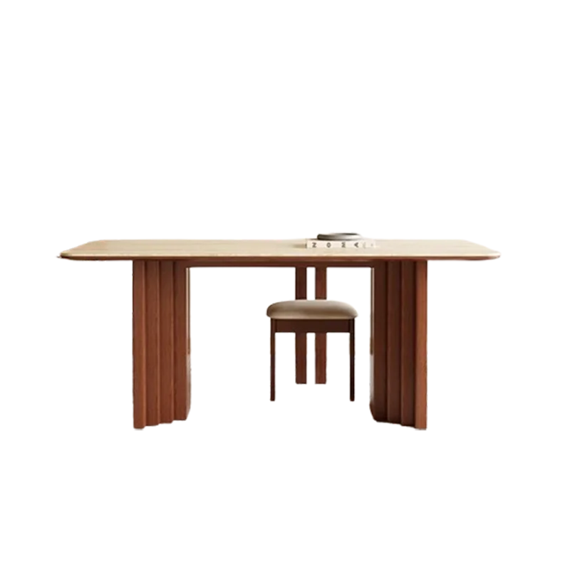 European Natural Small Table Unique Design Nordic Rectangular Modern Kitchen Table Stone Italian Mesas De Jantar Home Furniture