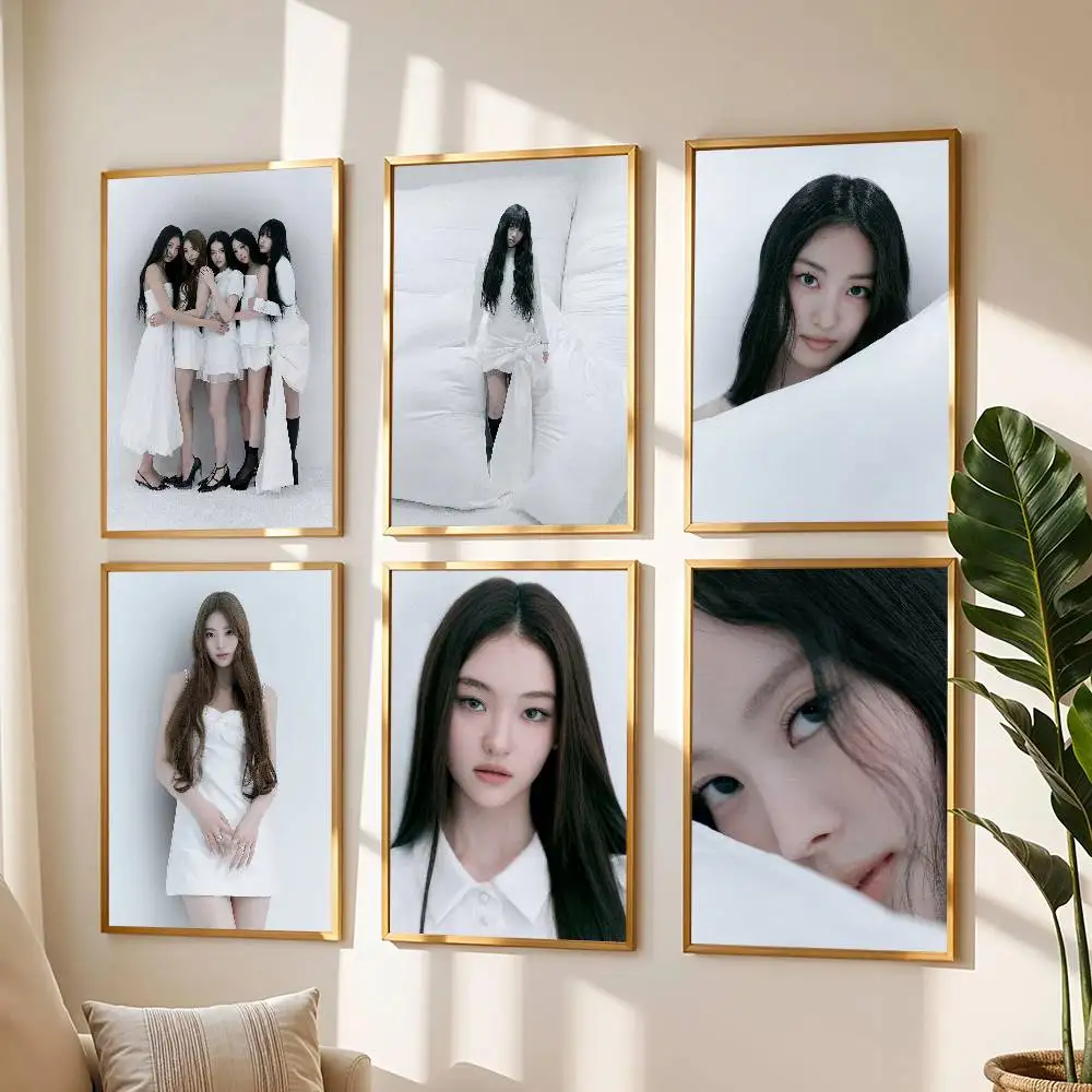 1 قطعة MEOVV Kpop فتاة مجموعة المشارك طباعة لغرفة النوم غرفة المعيشة ديكور المنزل اللوحة جدار الفن HD صورة جدارية #1