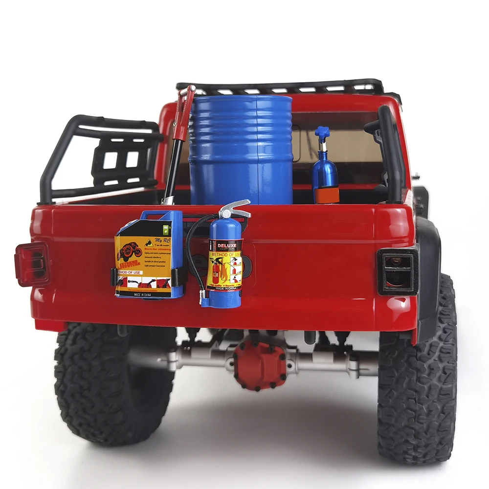 MIBIDAO Simulated Decorations Tool Accessories for TRX-4 TRX6 Axial SCX10 90046 Redcat Tamiya 1/10 RC Car Model Parts