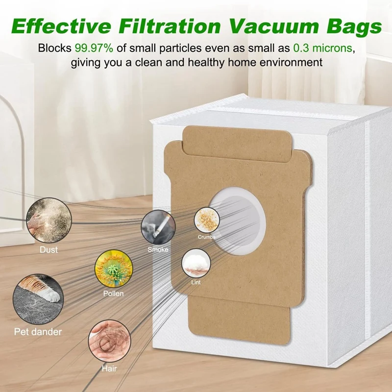 Para irobot roomba vácuo 2 saco de eliminação essencial acessórios kit descartável auto-vazio sacos de lixo
