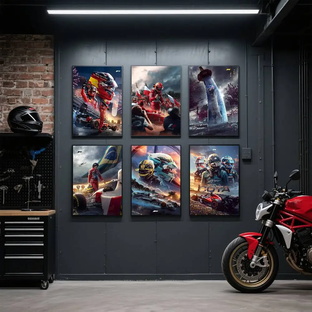 Плакат-Формулы-1-f-f1-2024-года-самоклеящаяся-художественная-водостойкая-бумажная-наклейка-кофейня-бар-декор-стен-комнаты