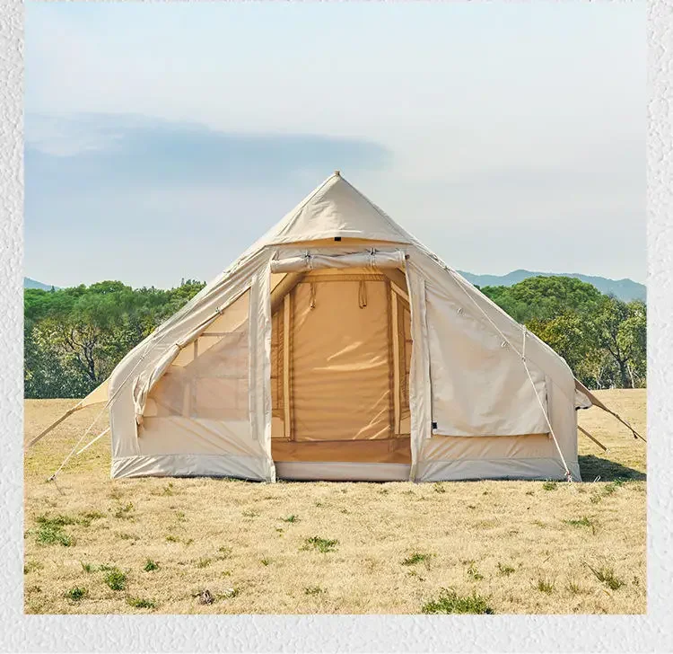 

Hot Sale Travel Inflatable Camping Tent for Sale Fast Install Glamping Tent Luxury