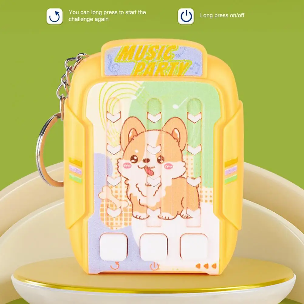 

Finger Flexibility Gaming Device Matching Game Console with Music Light Stress Relief for Kids Adults Fast Push Rhythm Game