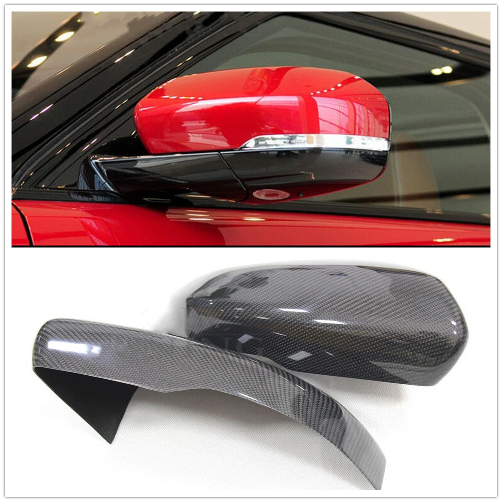 

Mirror Cover For Land Rover Range Rover Evoque 2012-2013 Real Carbon Fiber Car Exterior Side Rear View Caps Rearview Case Add On