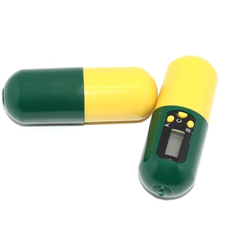 Mini Portable Intelligent Pill Reminder Drug Alarm Timer Box Organizer Medicine Case Alarm Clock Reminder Pill Box PFT-58
