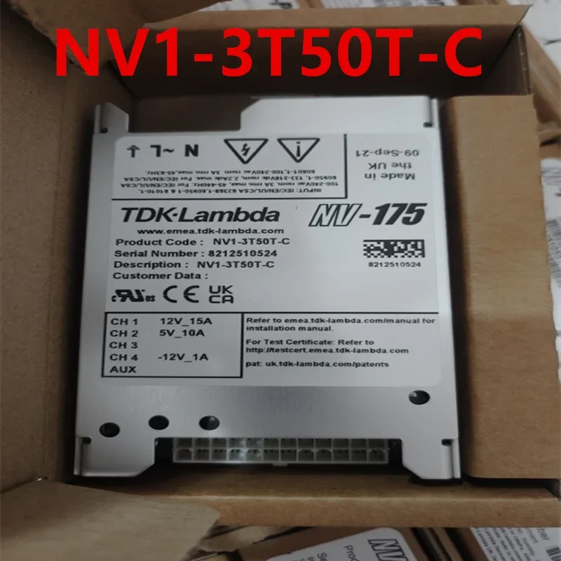 Original New PSU For TDK-Lambda NV-175 175W Switching Power Supply NV1-3T50T-C