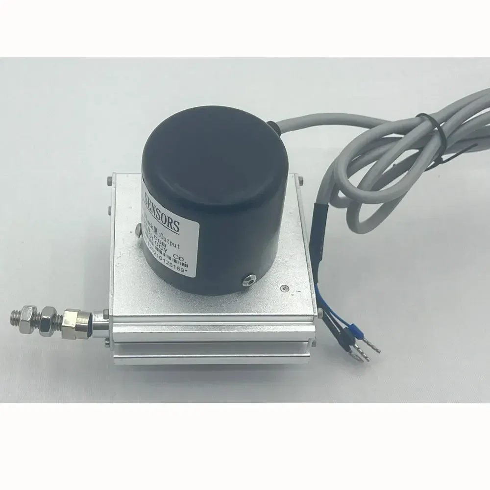 Imagem -02 - Sensor de Posição de Saída de Sinal de Resistência Codificador de Corda de Fio Régua Série Miniatura Linear 5k 10k