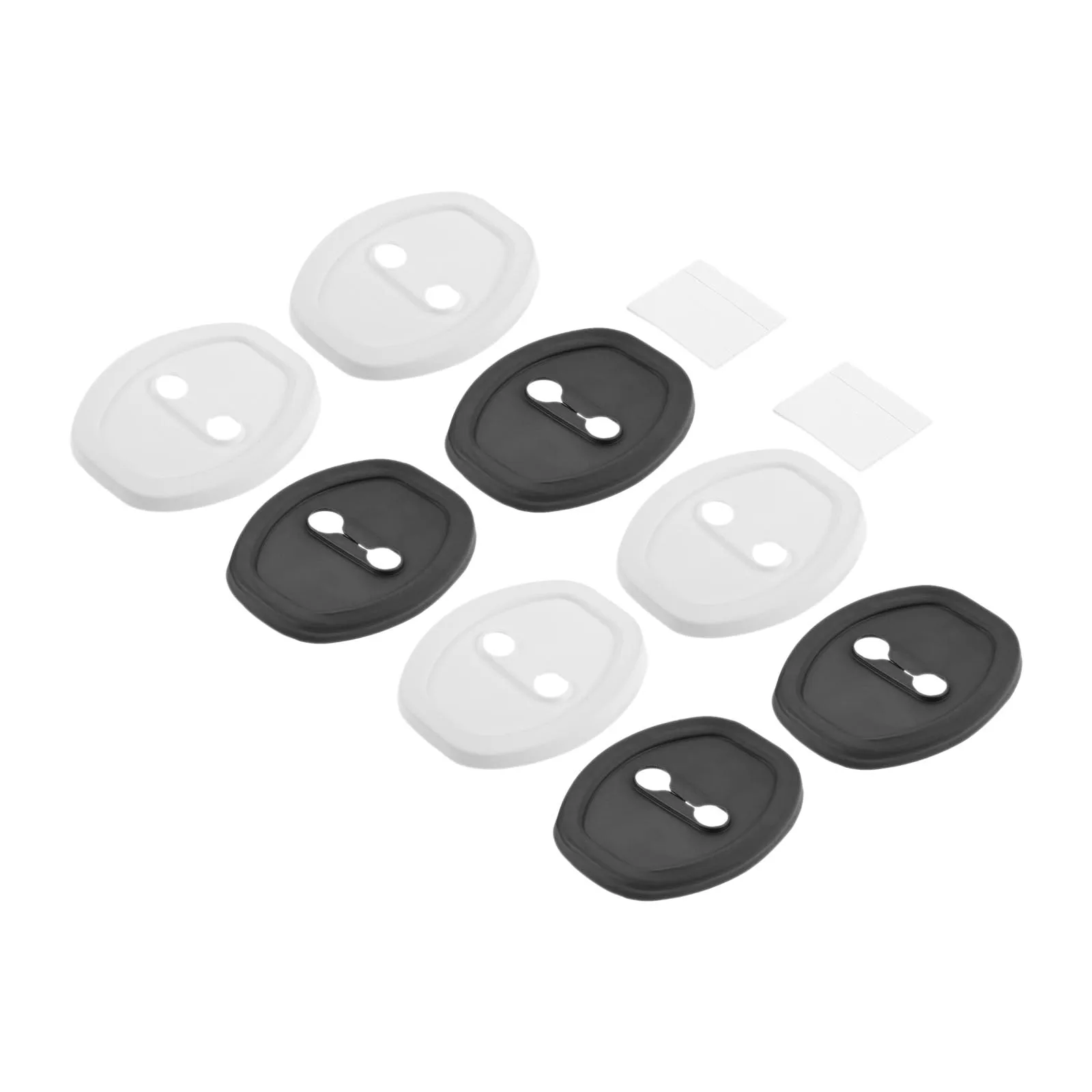 

4Pcs Car Door Closing Silicone Cushion for Car Door Locks Wear-Resistant Anti-Aging Scratch-Resistant Black Car Door Lock Cover