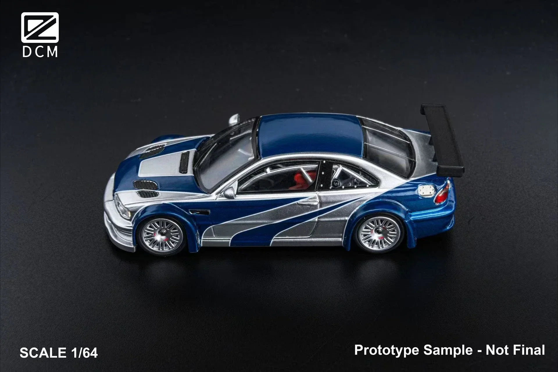 نموذج سيارة Ghost Player &DCM 1:64 M3 E46 NFS Diecast