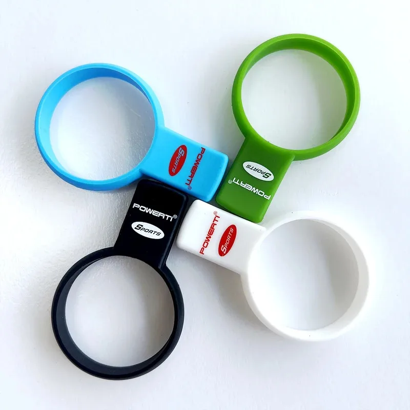 Tennis racket handle isolator soft rubber finger grip posture corrector to improve the accurate skills of net badminton training