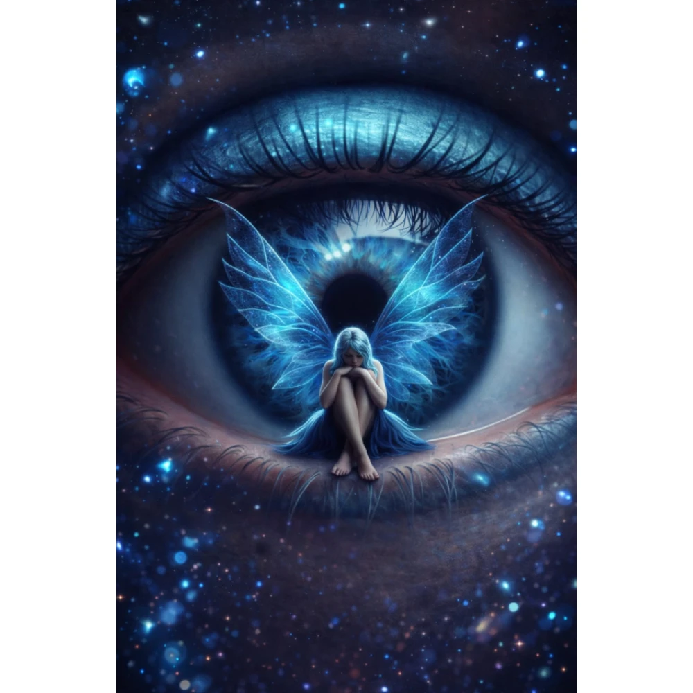 

Elf in the Eyes Meditation 500/1000/1200/2000 PCS Jigsaw Puzzles Family Activity Games DIY Puzzle for Bedroom Home Decor