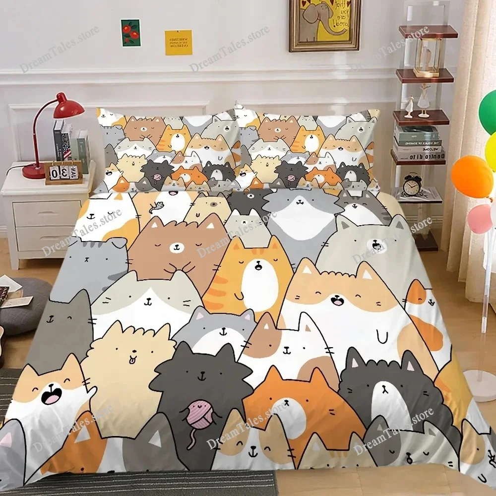 

Animals Boys Bedding Set Cute Funny Yellow Cartoon Chick Duvet Cover Set King Queen Cartoon Animals Soft Polyester Quilt Cover