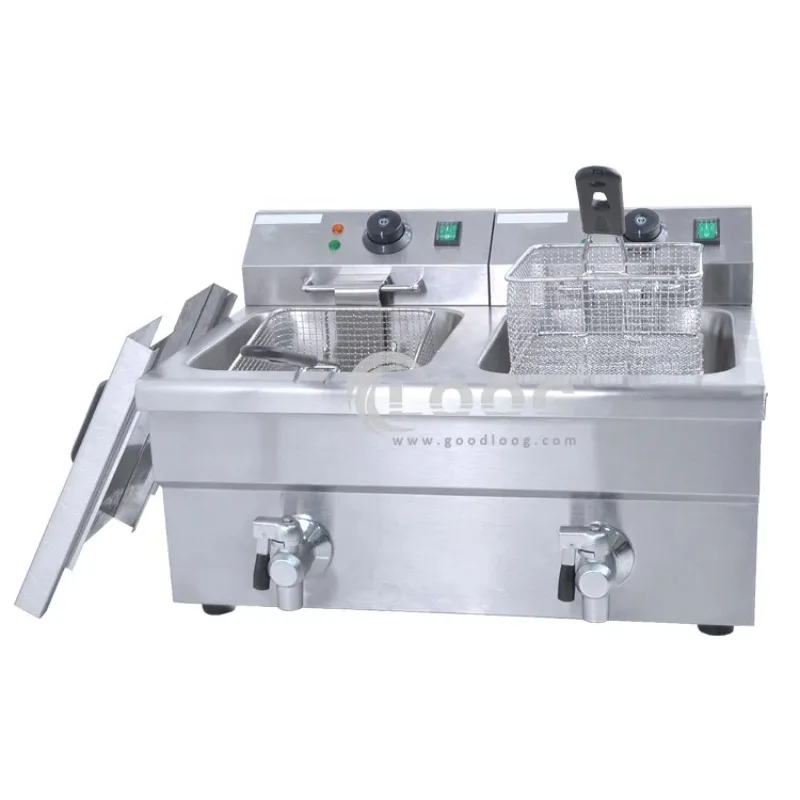 

New Stainless Steel Commercial Electric French Fries Chicken Fryer Commercial Deep Fryer For Restaurant Use