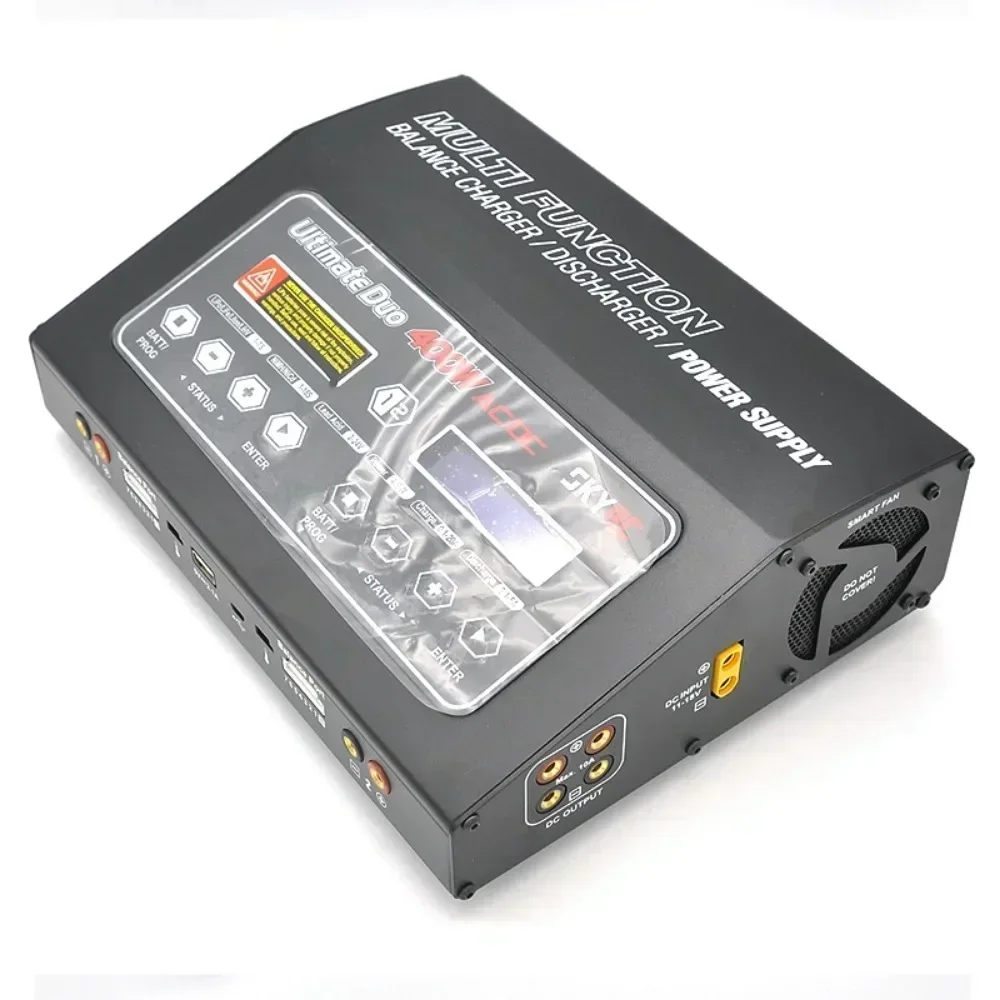 SKYRC D400 듀얼 스마트 충전기 400W 20A - 2-7S 배터리 밸런스 충전기 방전기 DC 150W 출력 RC 자동차 드론 헬리콥터 취미용