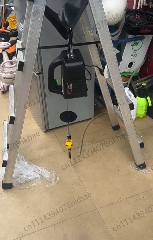 110V/220V 500KG Portable Electric Winch Hoist Mini Lifting Crane Home Decoration Construction Lifting Tool