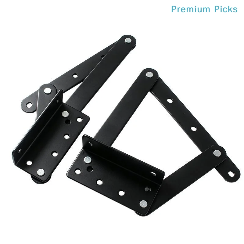 portable2Pcs Heavy Duty 80 Degree Lift Up Folding Hinges for Sofa Coffee Table Home DIY Furniture Upgrade