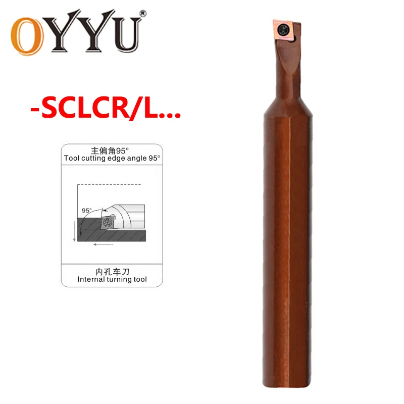 

OYYU SCLCR D06K-SCLCR06 инструменты для внутренней обточки D06K D07K D08K D10K D12M SCLCR06 SCLCR06 CNC SCLCR SCLCL маленькая головка