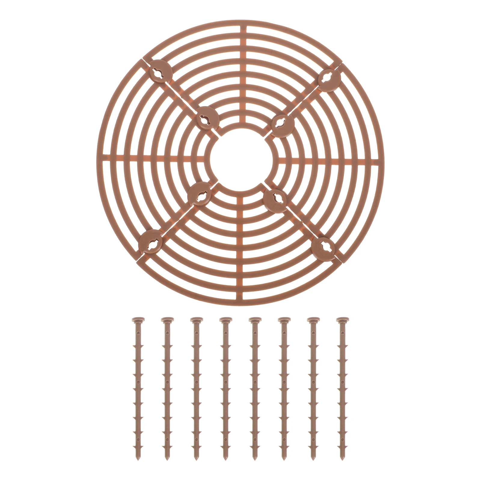 Grade de vaso de plantas, durável, à prova d'água, vaso de flores, cobertura de solo, rolha protetora de solo para gatos e cães