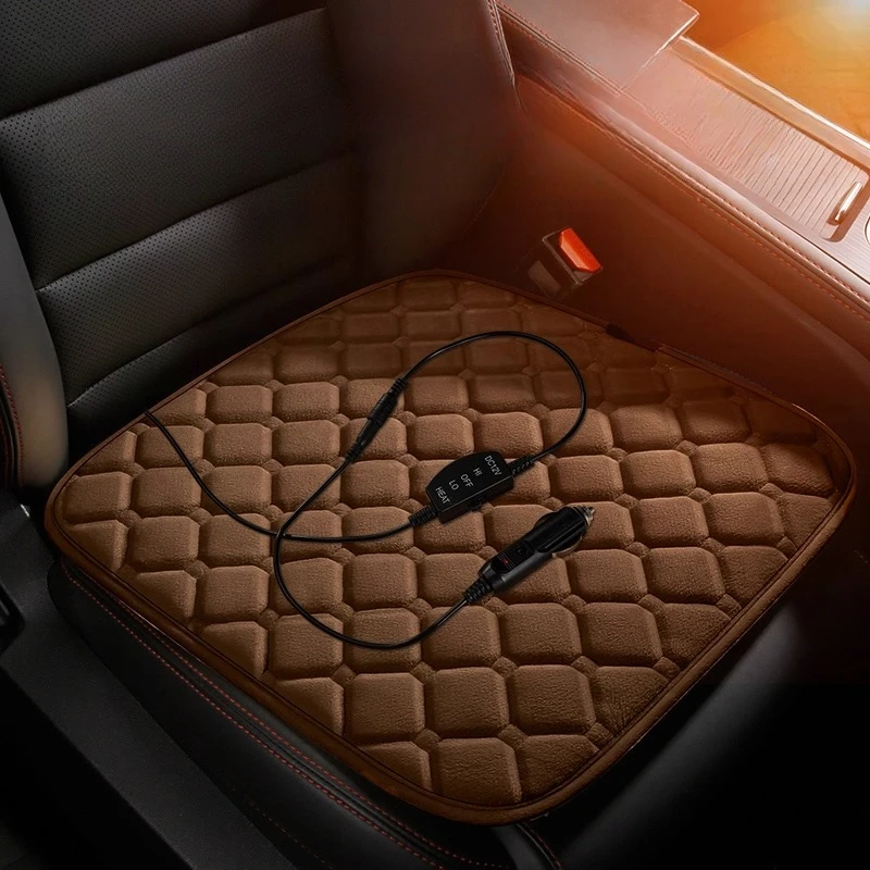 

Car heating seat cushion Winter car usb seat warm car electric blanket cigarette lighter 12V electric heating seat cushion
