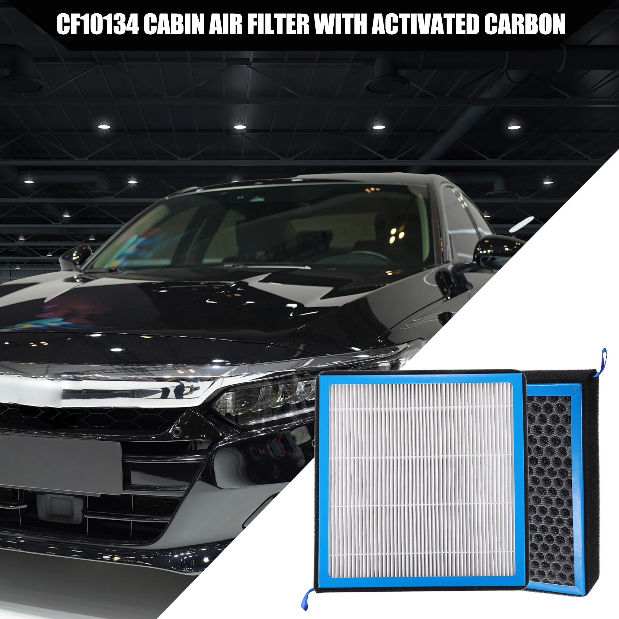 X Autohaux Car Cabin Air Filter with Activated Carbon Parts 80292SDA407 for ACURA for Honda Accord Civic 2003-2020 Accessories